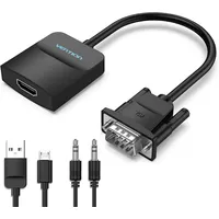 Vention VGA-auf-HDMI-Adapter 1 m Schwarz