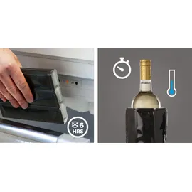Vacu Vin Rapid Ice Weinkühler silber