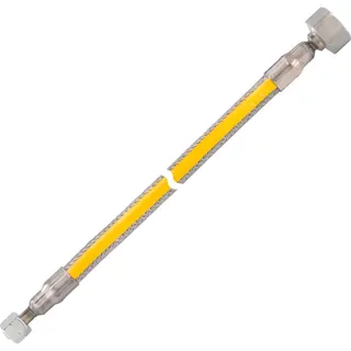 GOK Metallwellschlauch MWS G1/4LH-UEM x IG Rp1/2 x2000 mm