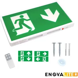enovalite LED-Fluchtwegleuchte inkl. Notstromeinheit