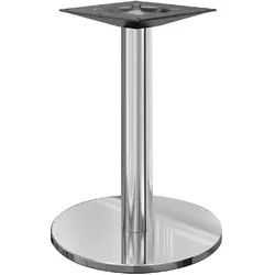 Bistro Tischgestell | Ø 45 cm | Säule: 7,6 x 60 cm | Edelstahl | Tischgestell Rund, Gastro Tischgestell