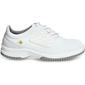 Abeba ESD-Sicherheitsschuhe uni6 Halbschuh weiß 43