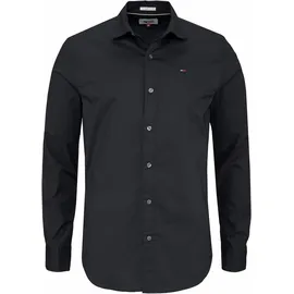 Tommy Hilfiger Original Stretch Slim Fit Langarmhemd Tommy Black S
