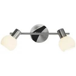 BRILLIANT Deckenleuchte »TIARA«, 2-flammig, 40 W - silberfarben | weiss