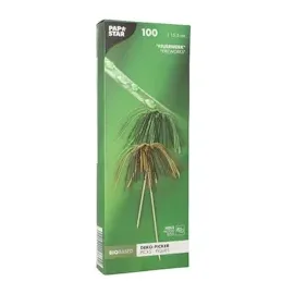 Papstar Deko-Picker 15,5 cm farbig sortiert "Feuerwerk"