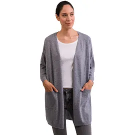 CASH-MERE.CH Cardigan Grau L