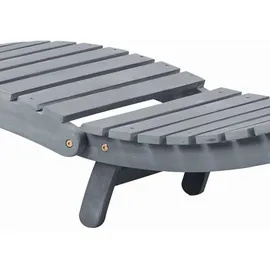 vidaXL Sonnenliege 93 x 59 x 22 cm Grau