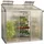 Gfp Eden Anlehngewächshaus Aluminium Natur Blankglas 3 mm 3,26 m2