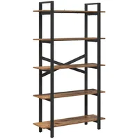 VidaXL Bücherregal 100 x 33,5 x 178 cm Braun