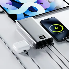 allity APB-100 PD QC 22.5W 20000 mAh Quick Charge, USB LiPo USB-C®, USB-A Grau