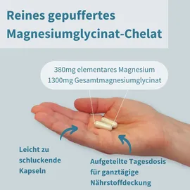 Igennus Healthcare Nutrition Hochdosiertes Magnesium Bisglycinat Kapseln 180 St.