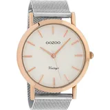 Oozoo Damen Analog-Quarzuhr UOC9996A - Silber