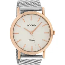 Oozoo Damen Analog-Quarzuhr UOC9996A - Silber