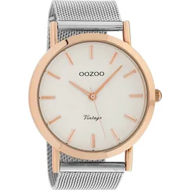 Oozoo Damen Analog-Quarzuhr UOC9996A - Silber