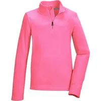 KILLTEC Fleecepullover KSW 188 GRLS FLC SHRT neon pink