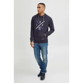 Indicode Hoodie IDLeon bedruckt Dunkelblau S
