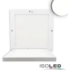 Fiai IsoLED ISOLED Deckenlampe Slim 18mm mit PIR-Bewegungs-/Lichtsensor, weiß, 18W Trafo integriert, neutralweiß