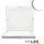 Fiai IsoLED ISOLED Deckenlampe Slim 18mm mit PIR-Bewegungs-/Lichtsensor, weiß, 18W Trafo integriert, neutralweiß