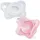 Chicco MINI SOFT", ROSA, 0-2M, 100% SILIKON, 2 ST. mehrfarbig