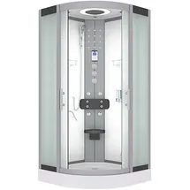 AcquaVapore Komplettdusche Duschkabine Fertigdusche Dusche D58-00M1-EC 80x80 cm mit 2K Scheiben Versiegelung