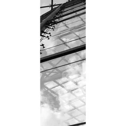 Fototapete ARCHITECTS PAPER "Constuction", grau (grau, schwarz), B:1m L:2,8m, Vlies, Tapeten, Modern Tapete Natur