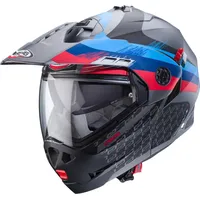 Caberg Tourmax X Sarabe Klapphelm - Matt Grau/Rot/Blau - S