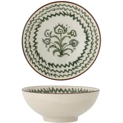 Bloomingville Heikki Schale 250 ml, Steingut, Ø 14,5 x H6 cm, grün