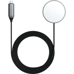 SATECHI Smartphone-Ladegerät "Magnetic Wireless Charging Cable", grau, Ladegeräte