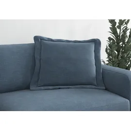 TRENDMANUFAKTUR Kissenbezug Bourbon 70 x 70 cm Blau