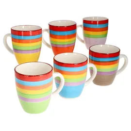 Mambocat Kaffeebecher 0,3 l Mehrfarbig 6 St.