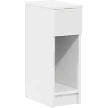 vidaXL Nachtschrank mit Schublade 20 x 36 x 60 cm Weiß