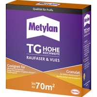 Metylan TG Raufaser & Vlies Granulat, Tapetenkleister für Raufaser-, Papier und Vliestapeten, einfach anzuwendender Kleister, transparent, 1x500g