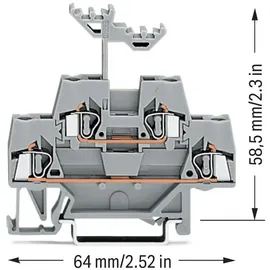WAGO GmbH& Co. KG Durchgangsklemme 0,08-2,5mmq grau 280-519