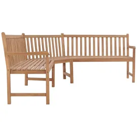 vidaXL Garten-Eckbank 185 x 185 x 90 cm Braun