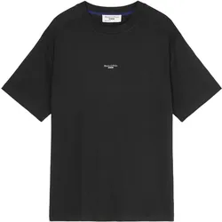 T-Shirt, mit Labeling vorne mittig, Gr. L, schwarz, , 86825145-L