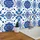 wall-art K&L Wall Art Fliesenaufkleber »Skandinavische Blumenmuster«, selbstklebend