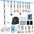 aiyaplay Ninja Line Kinder 10m 9-teilig Slackline Set mit 2 Turnringe, 3-in-1 Schaukel,