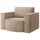 Fun Möbel PALMA Sessel 98 x 98 x 74 cm beige
