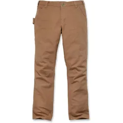 Carhartt Duck Dungaree, Textilhose - Braun - W33/L32