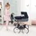 Bayer Design Puppenwagen nostalgisch, klassisch, mit Korb, Tasche, Abdeckung, Blue