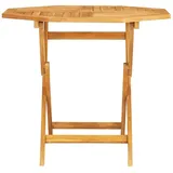 vidaXL Klappbarer Gartentisch 85x85x76 cm Teak Massivholz