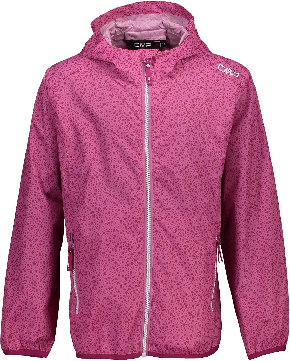 CMP KID G JACKET RAIN FIX HOOD MALVA 152