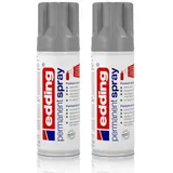edding Permanent Spray Silber matt 0,4 l