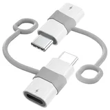 Ticenpe Lightning auf USB C Adapter 2 Stück, 36W PD Ladekabel Konverter (Nicht für Apple Pencil/OTG/Kopfhörer) Lightning Buchse auf USB C Stecker Adapter für iPhone 16/15 Series, iPad, Sumsang Android