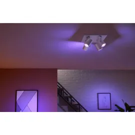 Philips Hue White and Color Ambiance Argenta 4-flg. aluminium