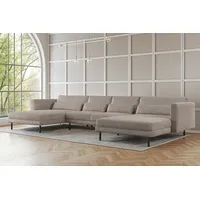 Fun Möbel Wohnlandschaft U-Form Sofa AGADA in Stoff Poso