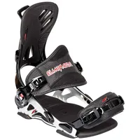 F2 Snowboard Soft Bindung - Eliminator Carve Fastec Silber