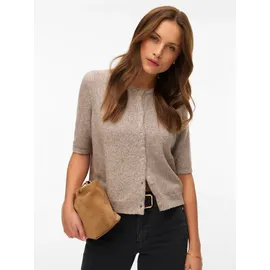 Vero Moda VMDOFFY 2/4 O-Neck Button Cardigan Braun L