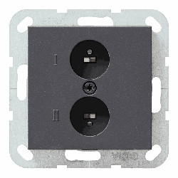 Gira Stereo-Lautsprecher-Steckdose (anthrazit)
