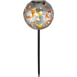 GLOBO 36748S Solarleuchte Metall silbergrau, LED